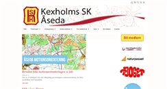 Desktop Screenshot of kexholmssk.se